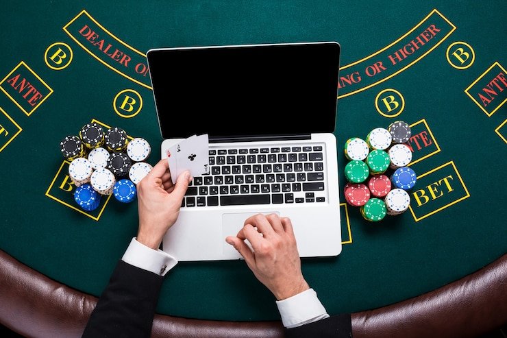 Antarmuka permainan Live Casino slotbom88 menampilkan meja, chat, dan statistik pemain